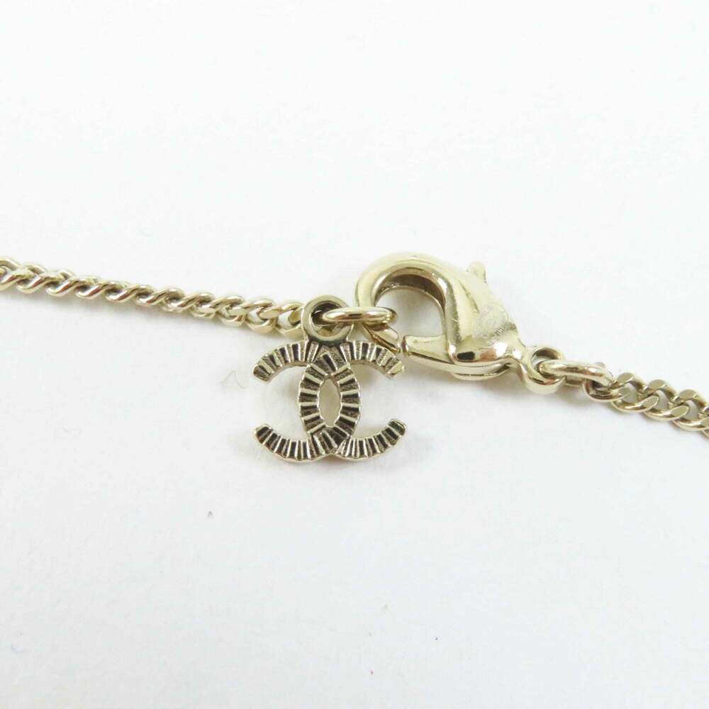 CHANEL Black Pearl Logo Necklace - Picture 6 of 7